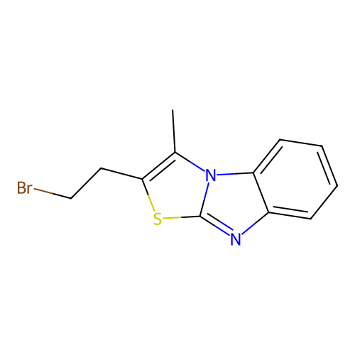 2-(2-Bromoethyl)-3-methyl[1,3]thiazolo[3,2-a]benzimidazole structure
