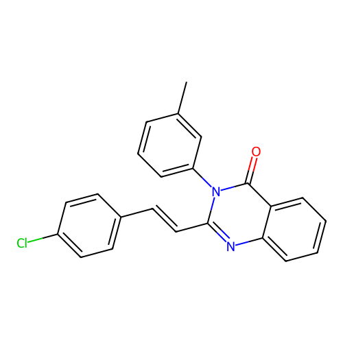 2-[(E)-2-(4-chlorophenyl)ethenyl]-3-(3-methylphenyl)quinazolin-4-one structure