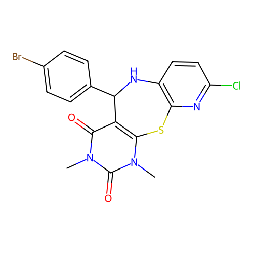 C18H14BrClN4O2S structure