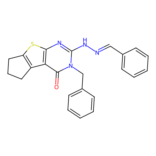 C23H20N4OS structure