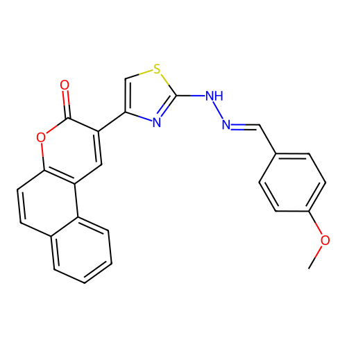 C24H17N3O3S structure