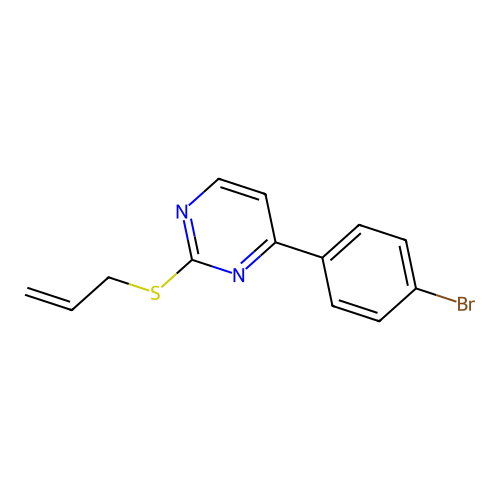 2-(Allylthio)-4-(4-bromophenyl)pyrimidine structure