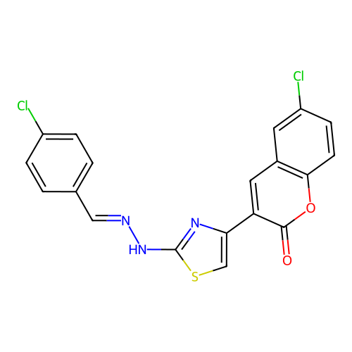 C19H11Cl2N3O2S structure