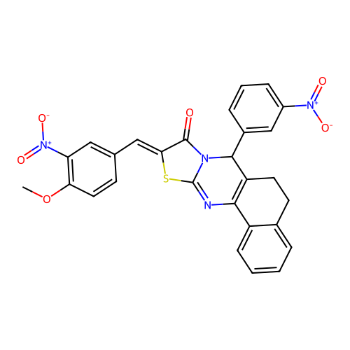 C28H20N4O6S structure
