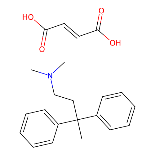 Benzenepropanamine, gamma-phenyl-N,N,gamma-trimethyl-, (Z)-2-butenedioate (1:1) structure