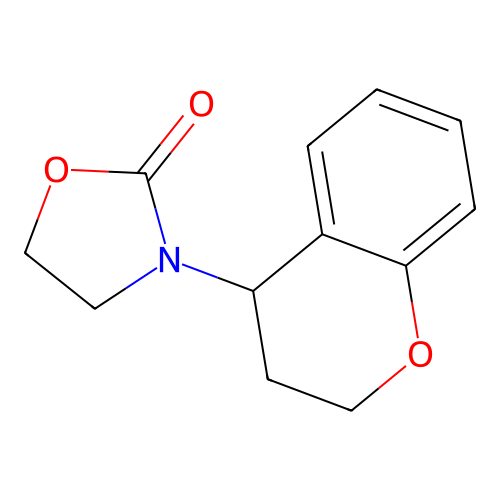 3-[4-Chromanyl]-2-oxazolidinone structure