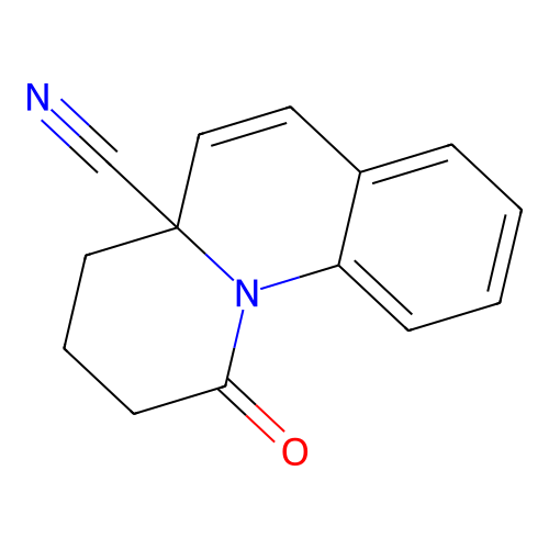 4aH-Benzo[c]quinolizine-4a-carbonitrile, 1,2,3,4-tetrahydro-1-oxo- structure