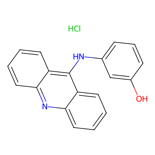 3-(acridin-9-ylamino)phenol Hydrochloride structure