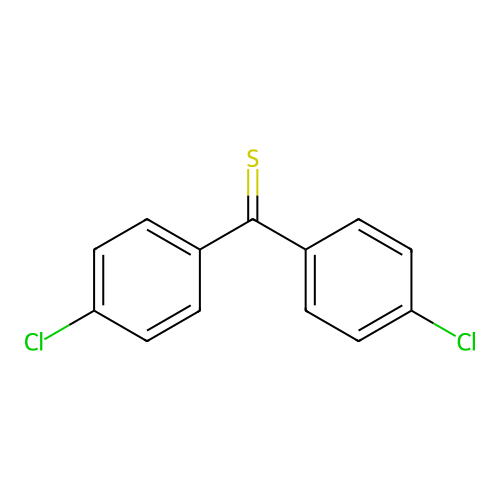 Methanethione, bis(4-chlorophenyl)- structure