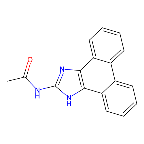 Acetamide, N-1H-phenanthro[9,10-d]imidazol-2-yl- structure