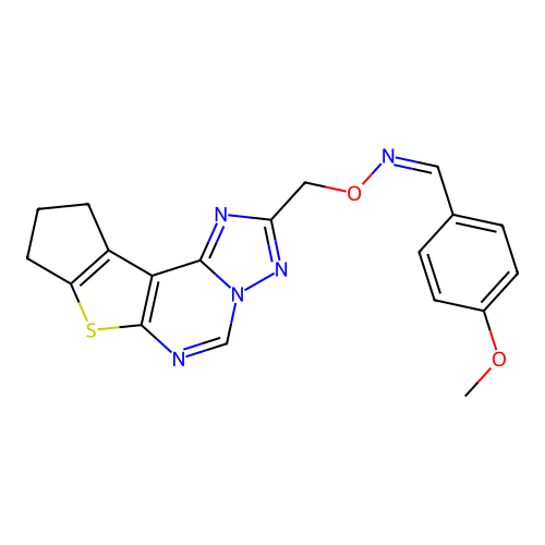 C19H17N5O2S structure