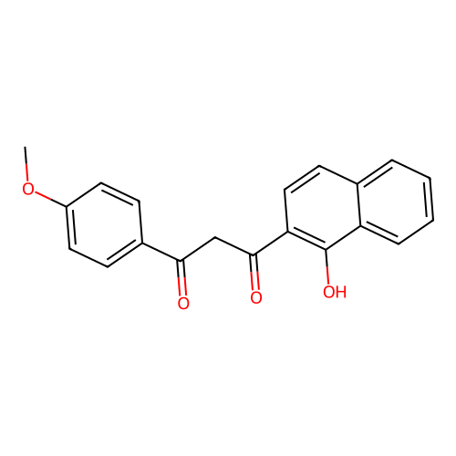 1-(1-Hydroxynaphthalen-2-yl)-3-(4-methoxyphenyl)propane-1,3-dione structure