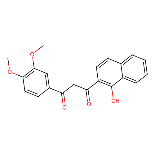 1-(3,4-Dimethoxyphenyl)-3-(1-hydroxynaphthalen-2-yl)propane-1,3-dione structure