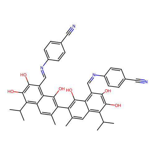 C44H38N4O6 structure