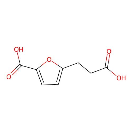 5-Carboxy-2-furanpropionic acid structure