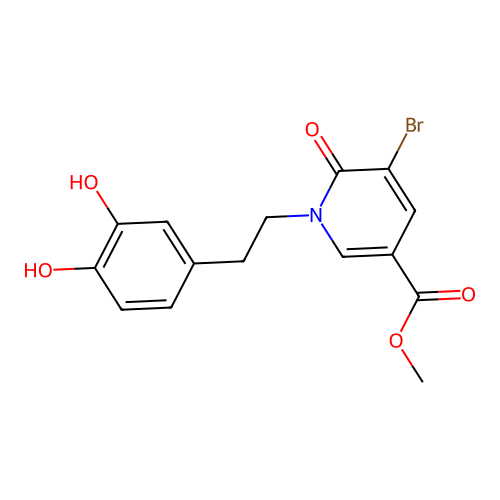 C15H14BrNO5 structure