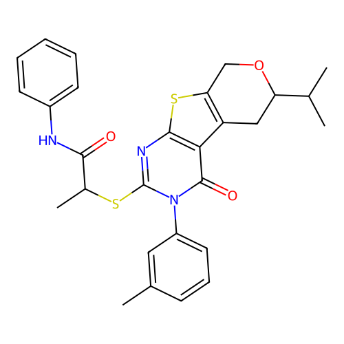 C28H29N3O3S2 structure