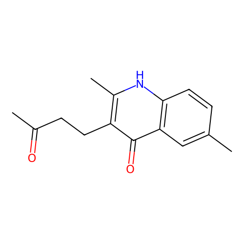 4-(4-Hydroxy-2,6-dimethyl-3-quinolinyl)-2-butanone structure