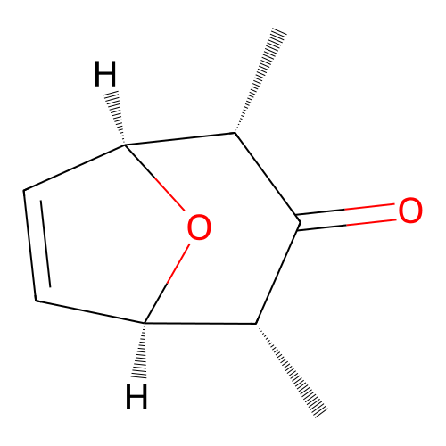rel-(1R,2R,4S,5S)-2,4-Dimethyl-8-oxabicyclo(3.2.1)oct-6-en-3-one structure