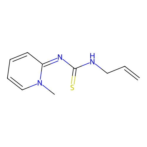 1-[(2Z)-1-methylpyridin-2(1H)-ylidene]-3-prop-2-en-1-ylthiourea structure