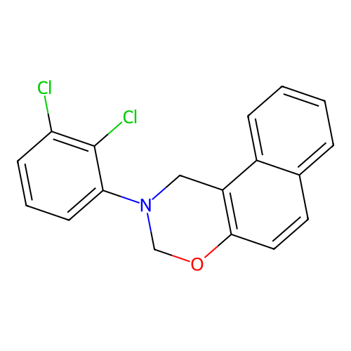 2-(2,3-dichlorophenyl)-2,3-dihydro-1H-naphtho[1,2-e][1,3]oxazine structure