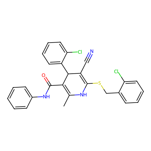C27H21Cl2N3OS structure