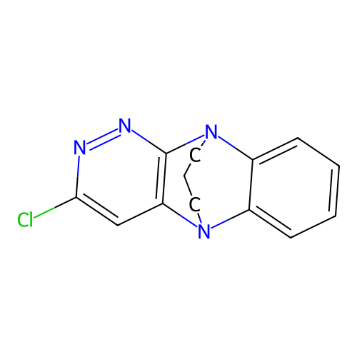 3-Chloro-5,10-propanopyridazino[3,4-b]quinoxaline structure