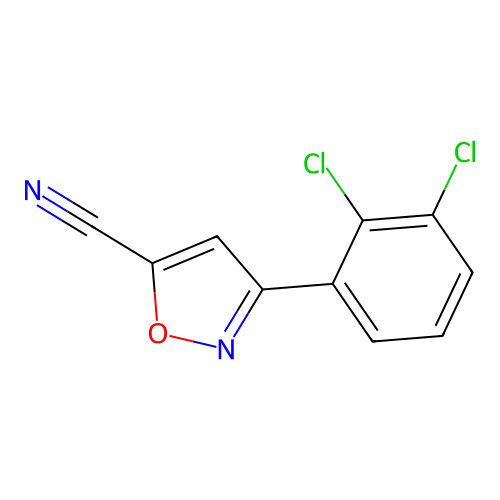 3-(2,3-Dichlorophenyl)-1,2-oxazole-5-carbonitrile structure