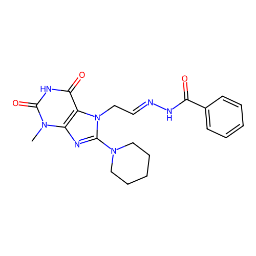 C20H23N7O3 structure