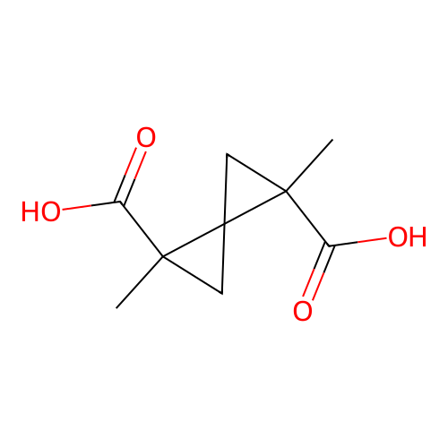 1,4-dimethylspiro[2.2]pentane-1,4-dicarboxylic Acid structure