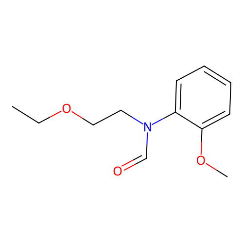 N-(2-乙氧基乙基)-N-(2-甲氧基苯基)甲酰胺 structure