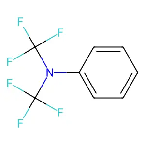 N,N-Bis(trifluoromethyl)aniline structure
