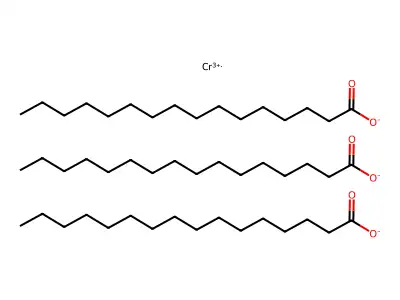 Chromium(3+) palmitate structure