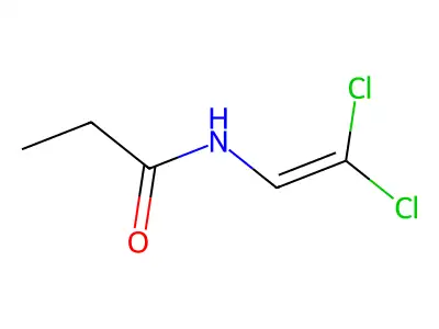 N-(2,2-dichloroethenyl)propanamide structure