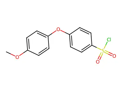 4-(4-Methoxyphenoxy)benzene-1-sulfonyl chloride structure