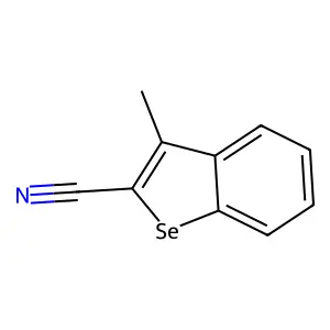 3-Methyl-1-benzoselenophene-2-carbonitrile structure