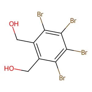 [2,3,4,5-Tetrabromo-6-(hydroxymethyl)phenyl]methanol structure