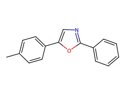 Oxazole, 5-(4-methylphenyl)-2-phenyl- structure