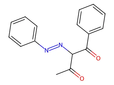 1,3-Butanedione, 1-phenyl-2-(phenylazo)- structure