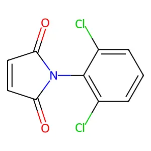 Pyrrole-2,5-dione, 1-(2,6-dichlorophenyl)- structure