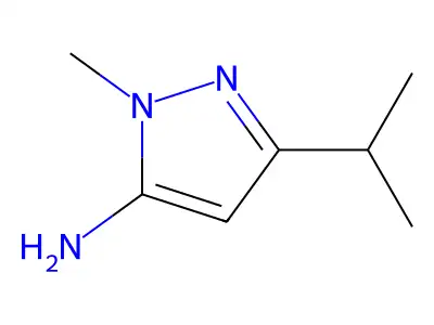 3-Isopropyl-1-methyl-1H-pyrazol-5-amine structure