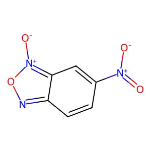 2,1,3-Benzoxadiazole, 5-nitro-, 3-oxide structure