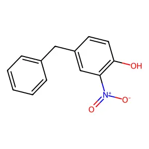 4-Benzyl-2-nitrophenol structure