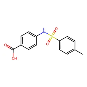 4-[(4-Methylbenzene-1-sulfonyl)amino]benzoic acid structure