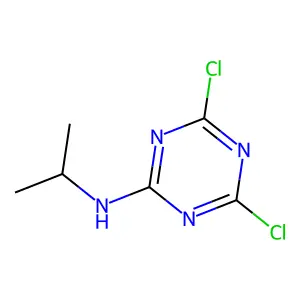 1,3,5-Triazin-2-amine, 4,6-dichloro-N-(1-methylethyl)- structure
