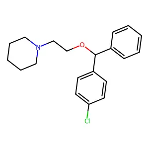 氯哌斯汀 structure