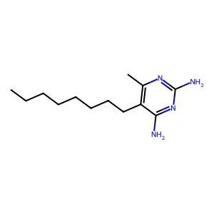 6-Methyl-5-octylpyrimidine-2,4-diamine structure