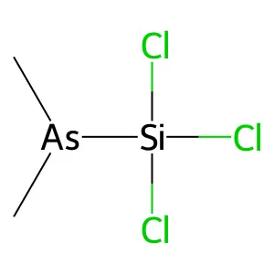 Arsine, dimethyl(trichlorosilyl)- structure