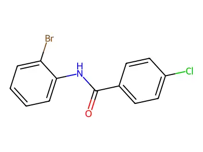 N-(2-bromophenyl)-4-chlorobenzamide structure