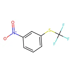 Benzene, 1-nitro-3-((trifluoromethyl)thio)- structure